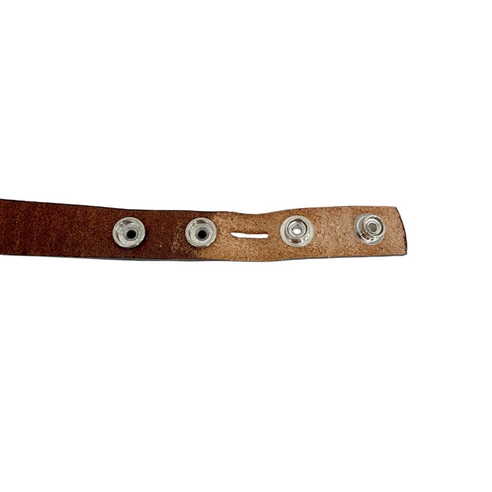 VIRGINS SAINTS & ANGELS VSA Belt Strap .75 in Brown M - Picture 7 of 10